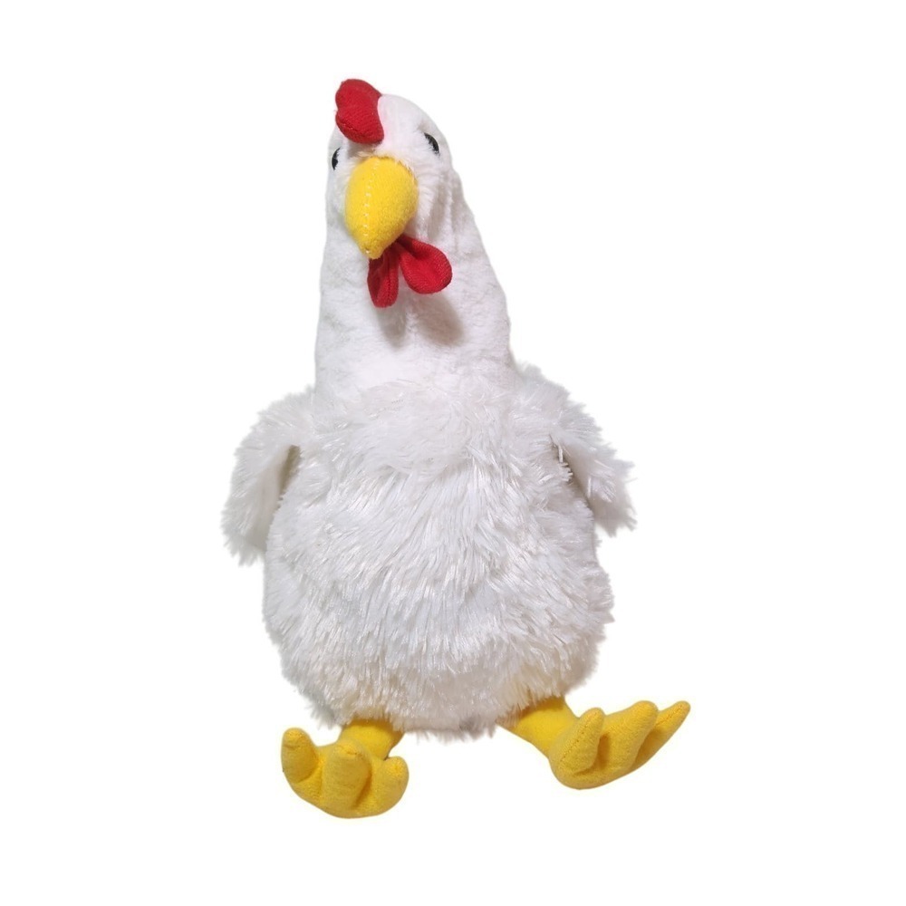 Vintage HUGFUN International Chicken Soft PLUSH STUFFED ANIMAL 14" Cute Farm